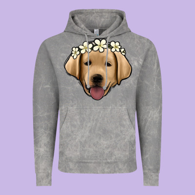 Labrador Vintage Hoodie Designed By Jasminsmagicworld