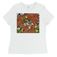 White texas cactus Ladies Tee - AdoDesignShop