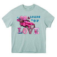 Arona loads of love wıth truck Heavy Core Tee - AdoDesignShop