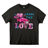 Asphalt loads of love wıth truck Heavy Core Tee - AdoDesignShop