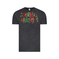 Vintage Black merry christmas Vintage Tee - MaliasSmallBusiness