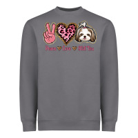 Storm Peace Love Shih Tzu Heavyweight Sweatshirt - Bettercallsaul