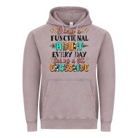 Vintage Zinc being a functional adult every day seems  a bit ex Vintage Hoodie - MaliasSmallBusiness