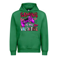 Emerald gaming is my valentine Urban Hoodie - CowhideDigitalArt