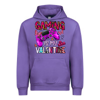 Tulip gaming is my valentine Urban Hoodie - CowhideDigitalArt