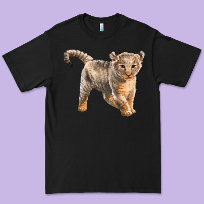 Baby Lion Premium Tee Designed By Lillyallendesigns