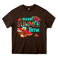 Chocolate Brown sweet summer time Heavy Core Tee - AdoDesignShop