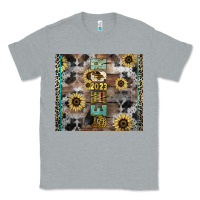 Heather Grey Senior 2023 western Classic Tee - NancyCooperArtShop