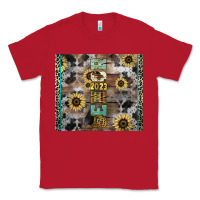 Red Senior 2023 western Classic Tee - NancyCooperArtShop