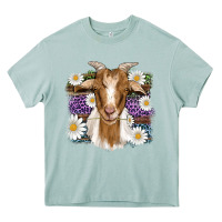Arona easter goat daisys leopard wooden Heavy Core Tee - Artiststas
