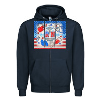 Navy American memorial day rn registered nurse Zipper Hoodie - TumblerDesignByShophia