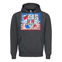 Smoke American memorial day rn registered nurse Zipper Hoodie - TumblerDesignByShophia