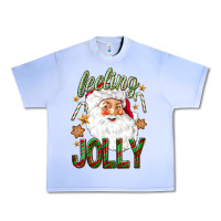 Grape Ice Feeling Jolly with Santa Urban Heavy Tee - NancyCooperArtShop