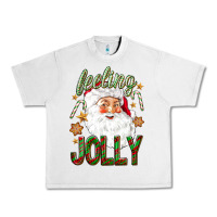 Lunar Rock Feeling Jolly with Santa Urban Heavy Tee - NancyCooperArtShop