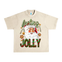 Sandshell Feeling Jolly with Santa Urban Heavy Tee - NancyCooperArtShop