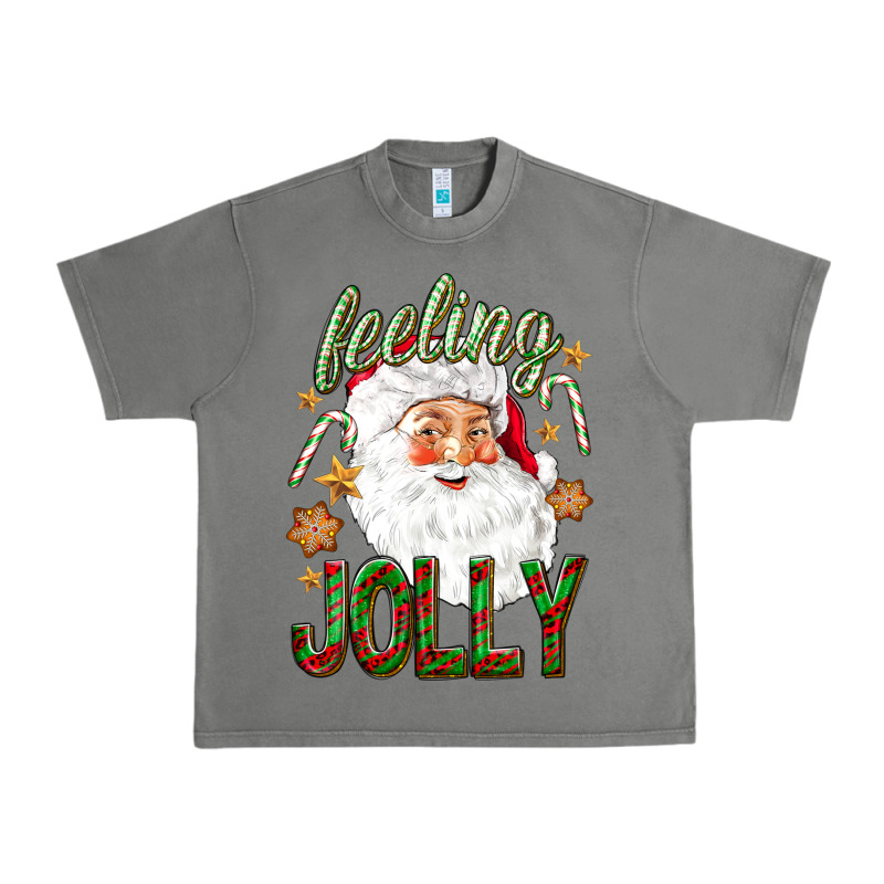 Feeling Jolly With Santa Urban Heavy Tee by NancyCooperArtShop | Teevron