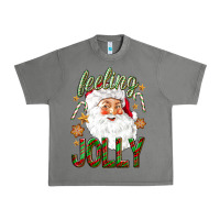 Tornado Feeling Jolly with Santa Urban Heavy Tee - NancyCooperArtShop