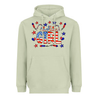 Matcha all american girl doodle letters Heavyweight Hoodie - CowCowDesign