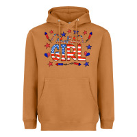 Meerkat all american girl doodle letters Heavyweight Hoodie - CowCowDesign