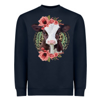 Navy Baby Calf Heavyweight Sweatshirt - Bettercallsaul