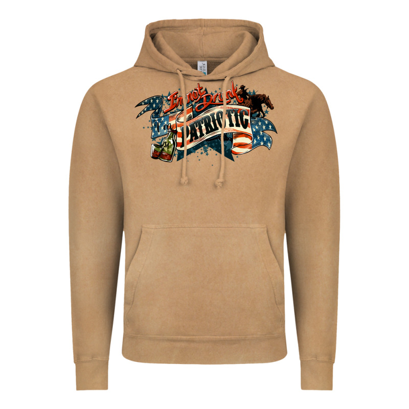 Patriotic Drunk America Vintage Hoodie by NancyCooperArtShop | Teevron