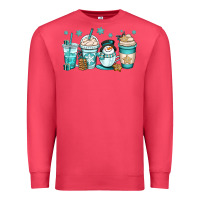 Cardinal winter coffee cups Premium Sweatshirt - OliviaCreatesArt