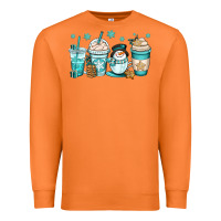 Carrot winter coffee cups Premium Sweatshirt - OliviaCreatesArt