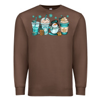 Chestnut winter coffee cups Premium Sweatshirt - OliviaCreatesArt
