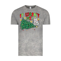 Cloud Rock it wasn't me! christmas cat Vintage Tee - MaliasSmallBusiness