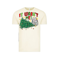 Vintage Arctic it wasn't me! christmas cat Vintage Tee - MaliasSmallBusiness