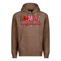 Chestnut Mommy is my valentine mother's day Premium Hoodie - HowdyJamesFarm