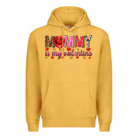 Mustard Mommy is my valentine mother's day Premium Hoodie - HowdyJamesFarm