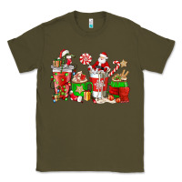 Army Green Santa coffee cups Classic Tee - NancyCooperArtShop