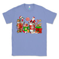 Colony Blue Santa coffee cups Classic Tee - NancyCooperArtShop