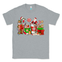 Heather Grey Santa coffee cups Classic Tee - NancyCooperArtShop