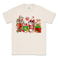 Natural Santa coffee cups Classic Tee - NancyCooperArtShop