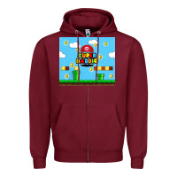 Burgundy super daddio Zipper Hoodie - TumblerDesignByShophia