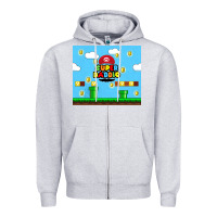 Heather Grey super daddio Zipper Hoodie - TumblerDesignByShophia