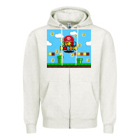 Oatmeal Heather super daddio Zipper Hoodie - TumblerDesignByShophia