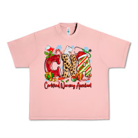 Salmon CNA Certified Nursing Assistant Christmas Urban Heavy Tee - MaliasSmallBusiness