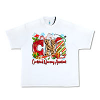 White CNA Certified Nursing Assistant Christmas Urban Heavy Tee - MaliasSmallBusiness
