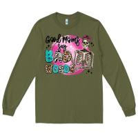 Army Green good moms say bad words Long Sleeve Tee - Artiststas