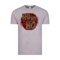 Ho Ho Ho Wood Slice Ornament Vintage Tee | Teevron