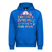 Cobalt Don't Mess With Me I Get Paid To Stab People Urban Hoodie - CowhideDigitalArt
