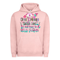 Pigment Salmon Don't Mess With Me I Get Paid To Stab People Urban Hoodie - CowhideDigitalArt