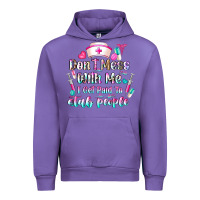 Tulip Don't Mess With Me I Get Paid To Stab People Urban Hoodie - CowhideDigitalArt