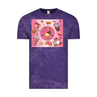 Cloud Purple cafecito y chisme Vintage Tee - MaliasSmallBusiness