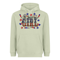 Matcha All American Girl Heavyweight Hoodie - CowCowDesign