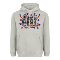 Moon Dust All American Girl Heavyweight Hoodie - CowCowDesign