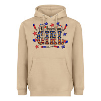 Mushroom All American Girl Heavyweight Hoodie - CowCowDesign